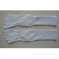 Cotton Womem White Five Toe Socks , Knitted Knee High Socks For Ladies